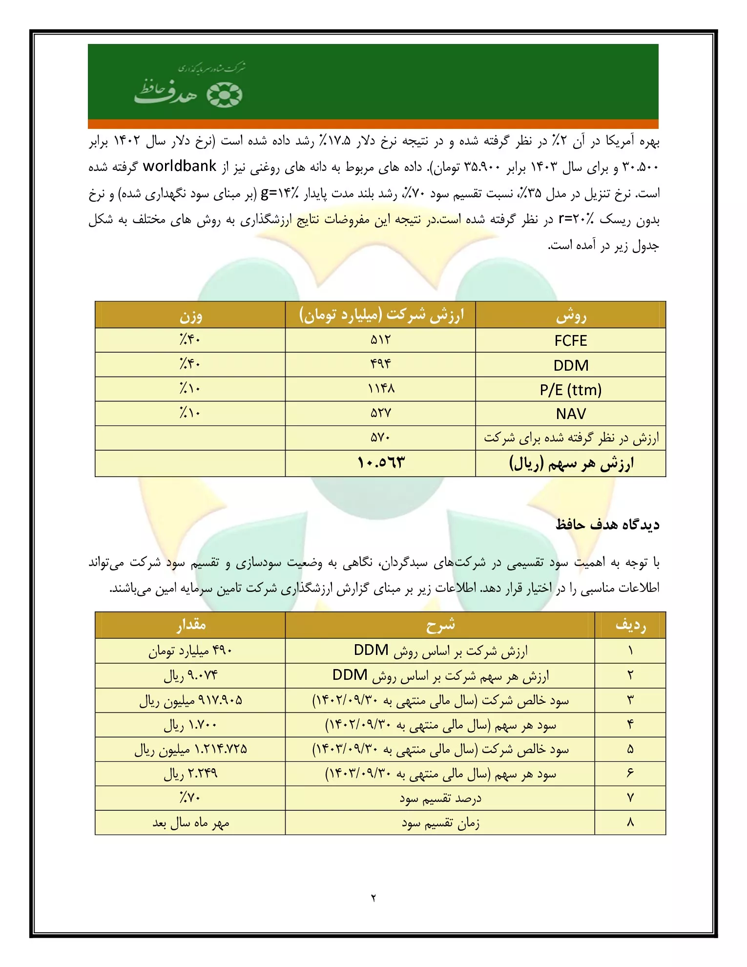 تحلیل بنیادی غدانه